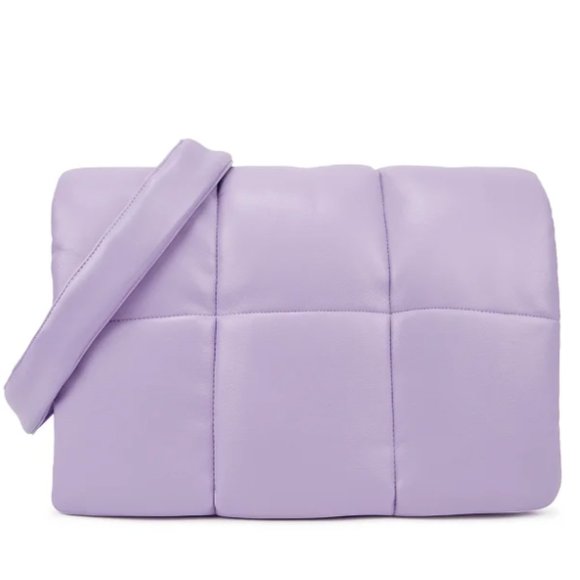 STAND STUDIO Purple Wanda Clutch Bag NEW With Tags - Picture 2 of 5